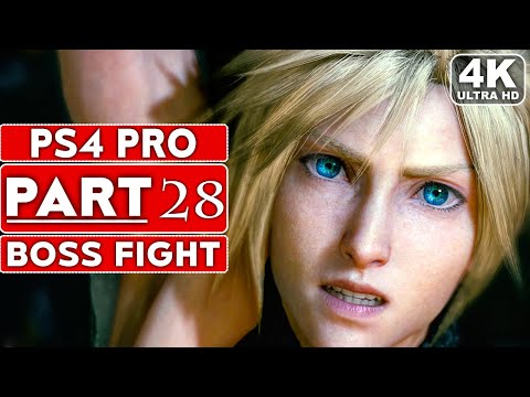 FINAL FANTASY 7 REMAKE Gameplay Walkthrough Part 28 THE VALKYRIE BOSS FIGHT [4K PS4 PRO]