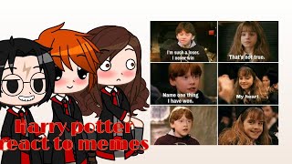 Harry potter react to memes (inspired)  gacha club