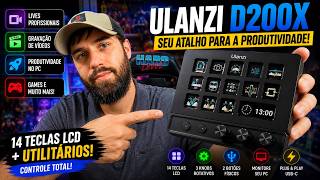 Ulanzi D200X - Upgrade para suas Lives e Vídeos! Mais barato que Stream Deck e com mais funções!