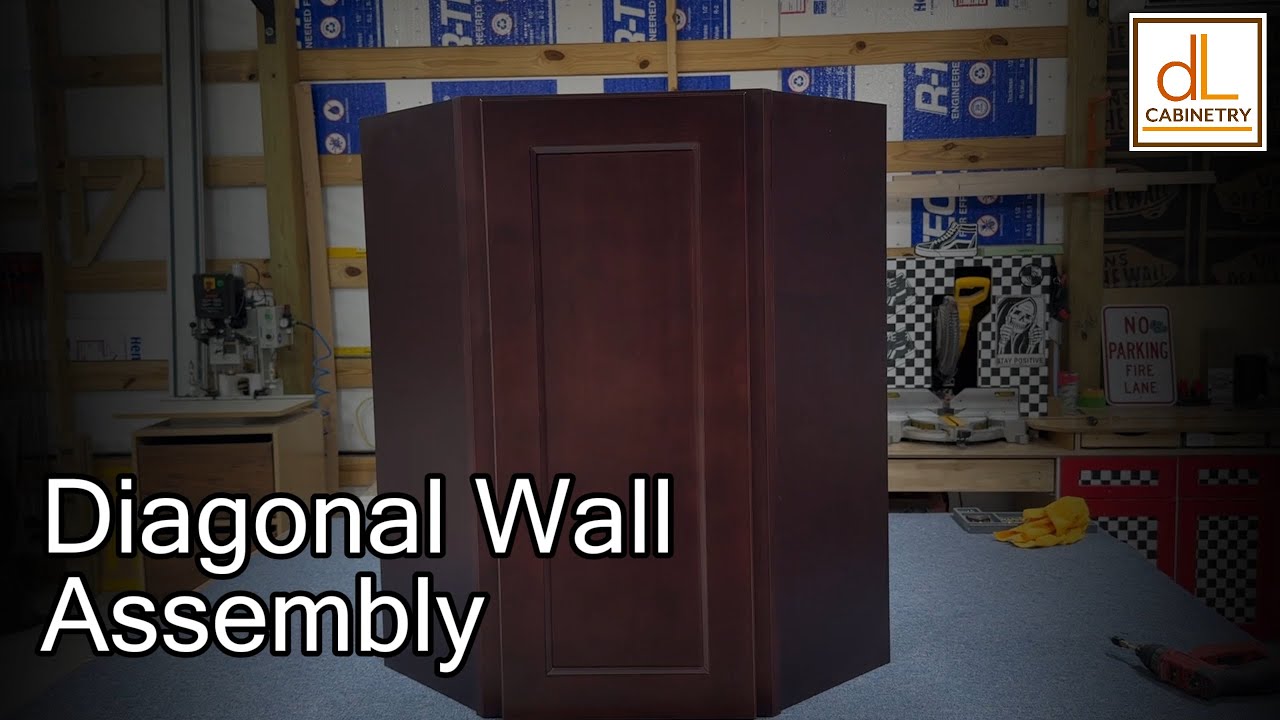 How to Assemble a Wall Diagonal Corner Cabinet