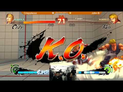 (SF4:AE 2012) CrispyTacoz(Cody) vs John B(Ken)