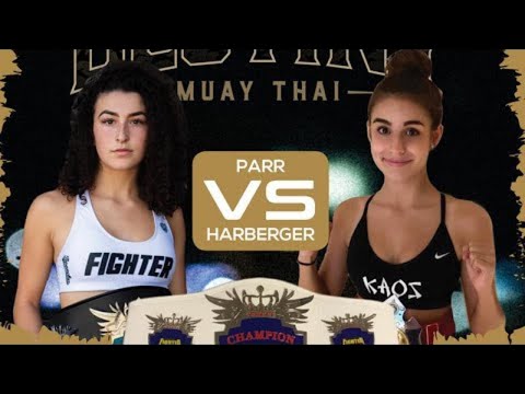 Jasmine Parr Vs Erin Harberger - Destiny Muay Thai 12