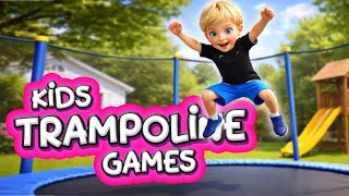 EPIC Trampoline Tricks & Games with my Kids! 🎉🤸♀️