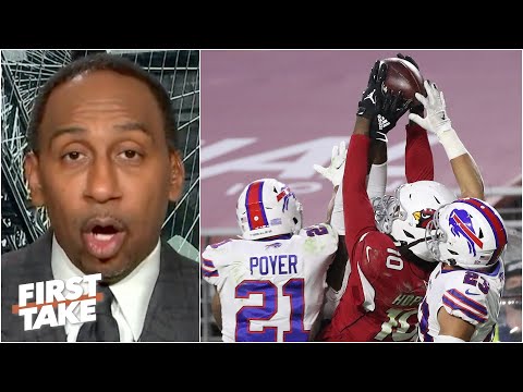 史蒂芬·A. 談論戴卓普·霍普金斯對陣比爾隊的致勝「Hail Mary」達陣 | First Take (Stephen A. reacts to DeAndre Hopkins' game-winning Hail Mary touchdown vs. the Bills | First Take)