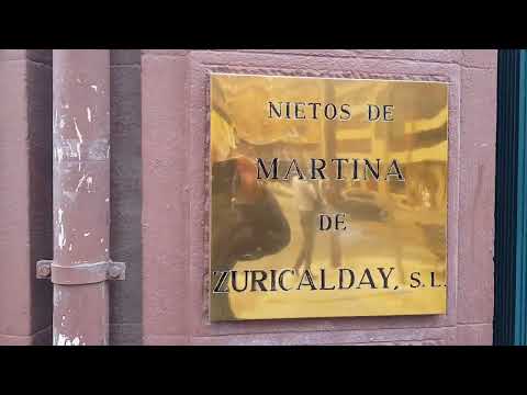 Pastelería Martina de Zuricalday, plaza de San José 3, Bilbao. Julho de 2023.