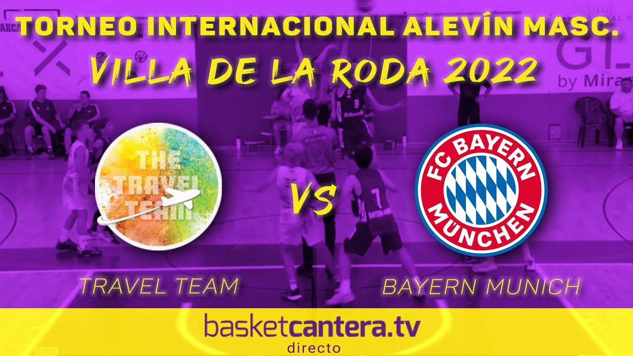 U12M - TRAVEL TEAM vs BAYERN MUNICH.- Torneo Internacional Alevín masc. Villa de La Roda 2022 (4ºs).