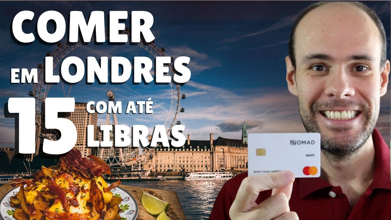 10 lugares para comer BARATO em Londres com menos de 15 libras