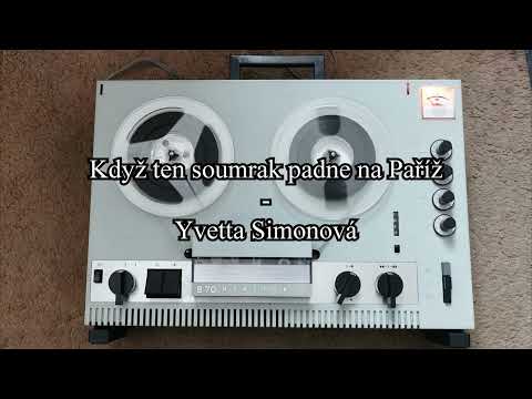 Když ten soumrak padne na Paříž - Yvetta Simonová