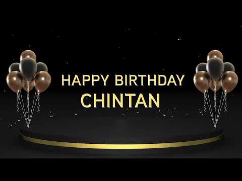 Wish you a very Happy Birthday Chintan