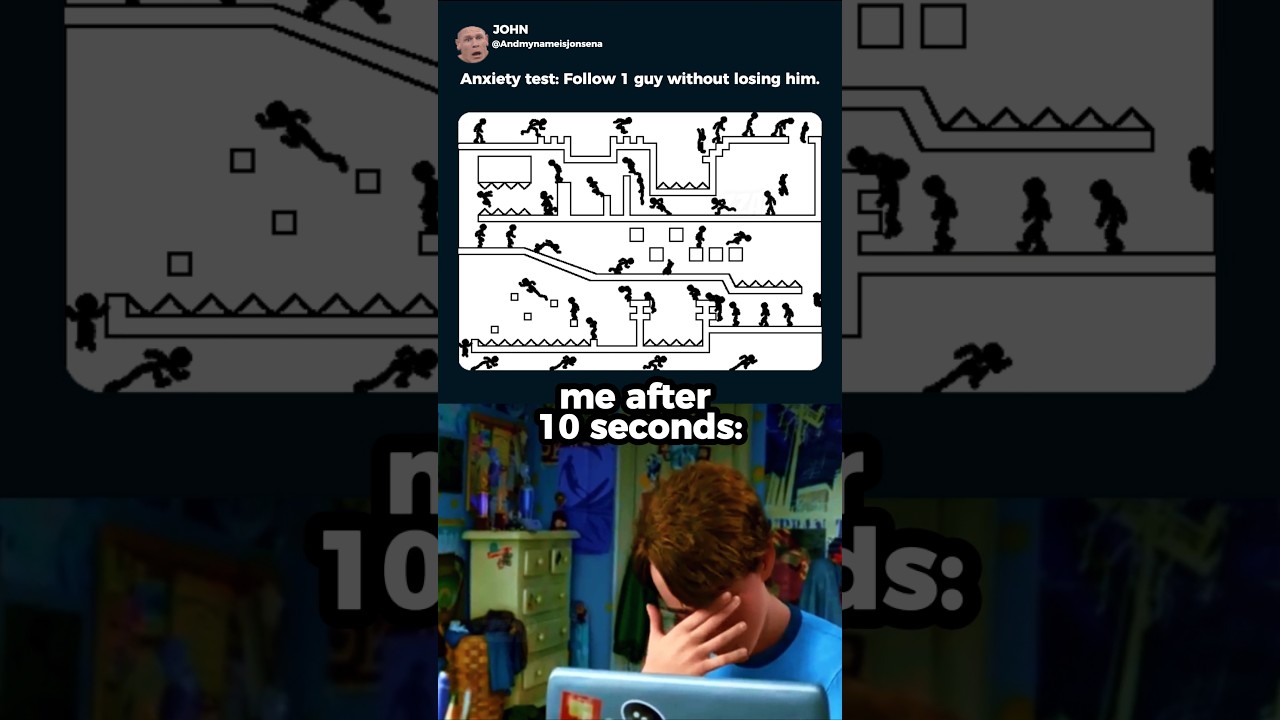 99% of people fail this anxiety test 🧠📈