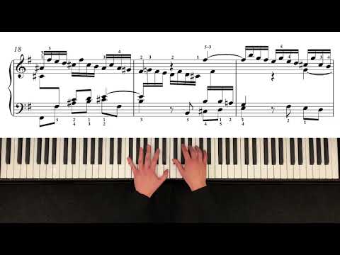 Bach - 15 Sinfonias - No. 7 BWV 793 - 212,000pts
