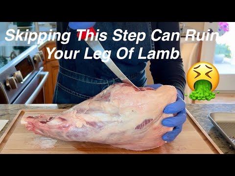 Slow Roast Leg Of Lamb / Lamb Leg Roast / Leg Of Lamb Recipe / Fall Of The Bone Lamb / ASMR