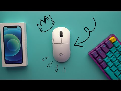 Belaidė žaidimų pelė Logitech G PRO X SUPERLIGHT, Rožinė video