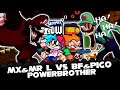 FNF | MX & MR L Vs BF & Pico | PowerDown DUET - Mario's Madness V2 | Mods/Gameplay/Cover |