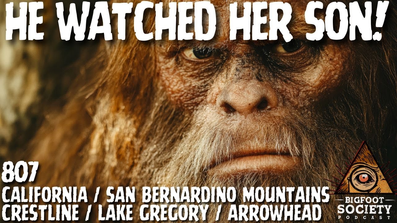 Eight Feet Tall. Black Eyes. Right Outside the Cabin.