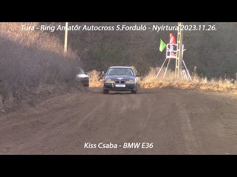 Kiss Csaba - BMW E36 Tura-Ring Amatőr Autocross 5.Forduló 2023.11.26.