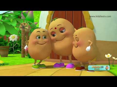 Potato Song in Telugu | Bangaala Dumpa Potato Song | Aloo Kachaloo in Telugu | KiddiesTV Telugu Video