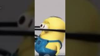 ミニオンのゴーグルが引っ張られた画像