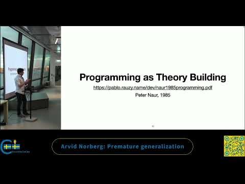 Arvid Norberg: Premature generalization
