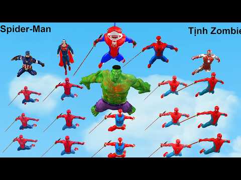 Game playing Spider Man sword attack hulk rescue family Superman vs Venom 3 vs Game Spider-Man 4