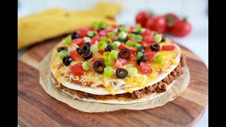 TACO BELL MEXICAN PIZZA RECIPE IN THE AIR FRYER