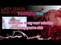 Lady Gaga - Bad Romance (Karaoke) 