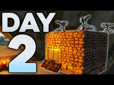 The most INSANE Rathole Defense on Day 1! - ARK PvP