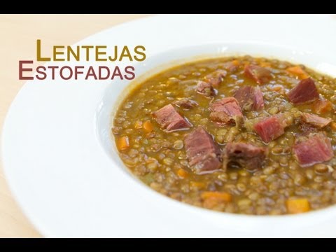Como Hacer Lentejas Estofadas con Chorizo, Receta de la Abuela