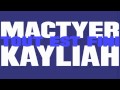 Mactyer Feat Kayliah - Tout est fini 