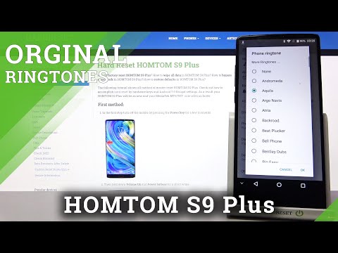 Homtom S9 Plus - Listen All Ringtones