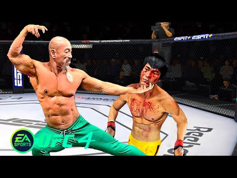 UFC4 Bruce Lee vs Shaolin Demon EA Sports UFC 4 PS5