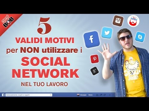 5 Validi Motivi per NON Utilizzare i SOCIAL NETWORK