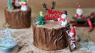 Amazing Cake / 크리스마스 초코 롤케이크 / 초코 버터크림 / Christmas Chocolate Roll Cake / Chocolate Butter Cream Cake