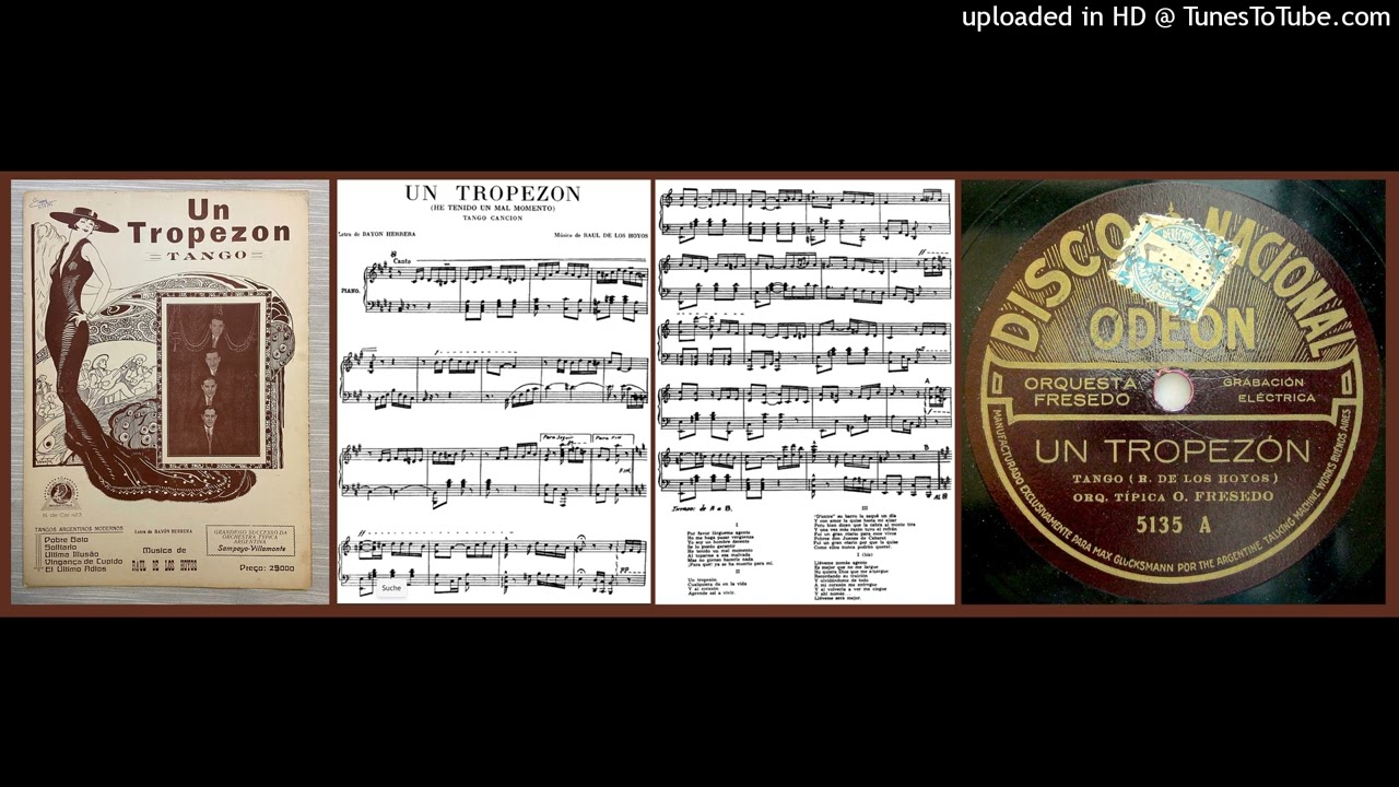 Un tropezon - Orquesta Típica Fresedo - 1927