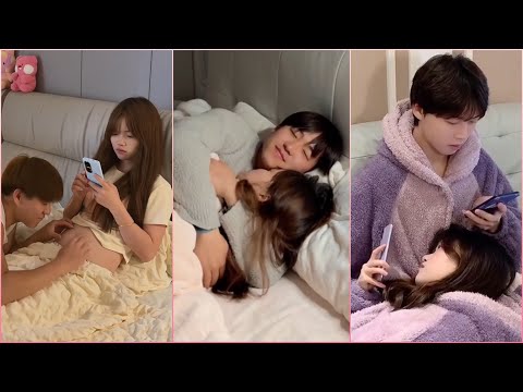 Watch Couple At Night Sleeping Routine Romantic Scene Full Scene - Pure Romantic Couple...