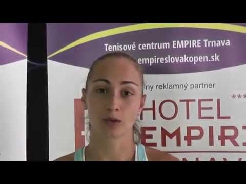 EMPIRE Slovak Open 2015: 2R, Aleksandra Krunic – Katerina Vankova 7-6(6), 6-0
