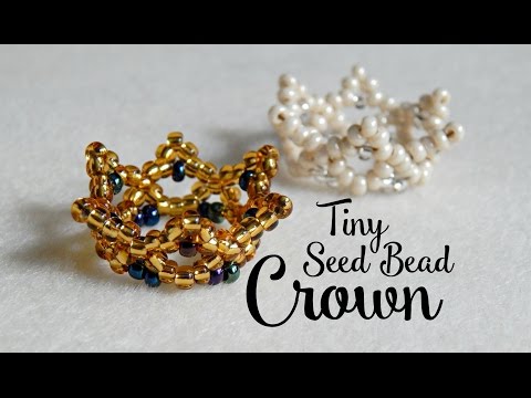 Tiny Beaded Crown the Corner of Craft Instructables