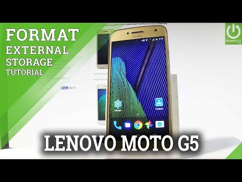 LENOVO Moto G5 Plus FORMAT MICRO SD CARD / Erase SD Card