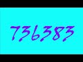 Numbers 1 2000000 Inspierd By Kndonehundred M