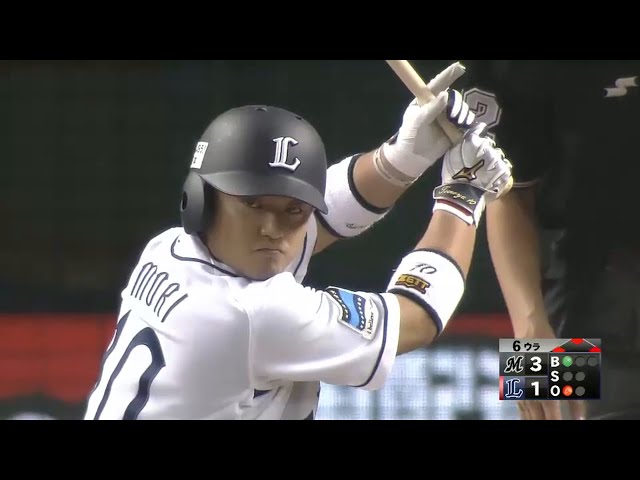 【6回裏】ライオンズ・森が「柔」の打撃 同点タイムリー2ベース!! 2015/5/20 L-M