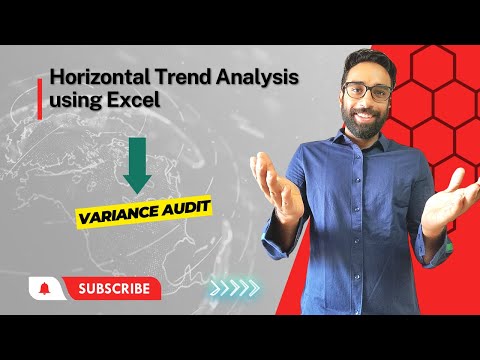 79. Horizontal Trend Analysis using Excel | Variance Audit - Part1
