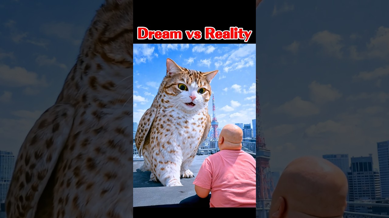 夢と現実 #猫 #cat #meowl #shorts