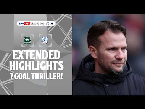 7 GOAL THRILLER! | Plymouth Argyle v Cardiff City extended highlights
