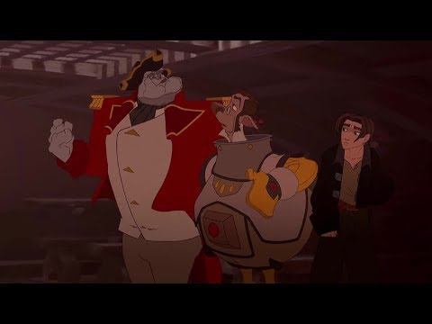 Planeta do Tesouro - Jim conhece Silver e Morph (Dublado)