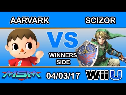MSM 92 - BSD | Aarvark (Villager) Vs. Scizor (Link) Winners Side - Smash Wii U