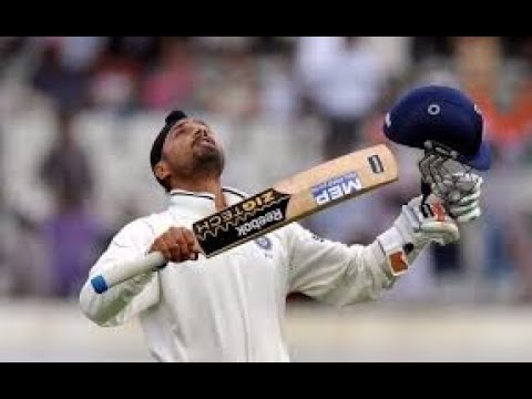 Harbhajan Singh Maiden Test century against New Zealand|HARBHAJAN SINGH BATTING explosion|bhaji
