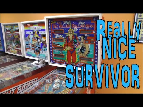 We found a 1978 SIX MILLION DOLLAR MAN Bally Pinball Machine, Let's See What Kind of Shape It's In!