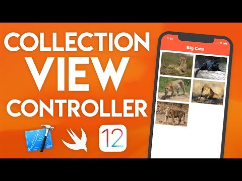 Swift 4.2 Xcode Tutorial - Collection View Part 1 - iOS 12 Geeky Lemon Development