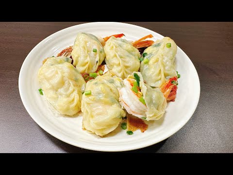 How to Make Chive and Shrimp Dumplings - King Prawn Potstickers - Shrimp Pan-fried Dumpling Recipe