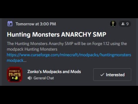 Join the Hunting Monsters Anarchy Server [Minecraft SMP With No Whitelist]